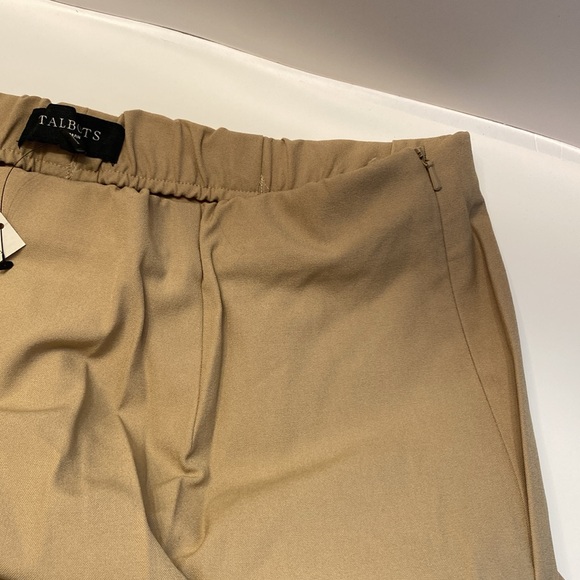NEW! Talbots Women’s dress pants, Elastic waisted, Color: Khaki, Size 18W - Picture 2 of 9